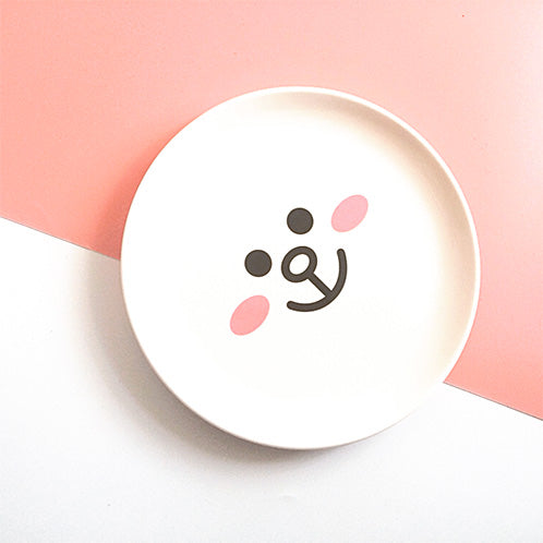 Eco-Friendly Baby Feeding Set with Brown Bear & Bunny